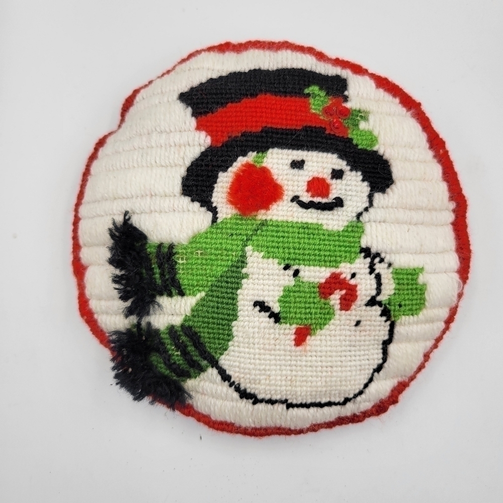 Handmade Vintage Snowman Craft
